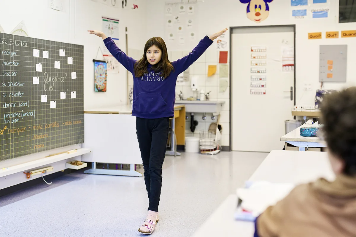 Diese Klasse wird mit «Ça roule» gross - Klett und Balmer Verlag